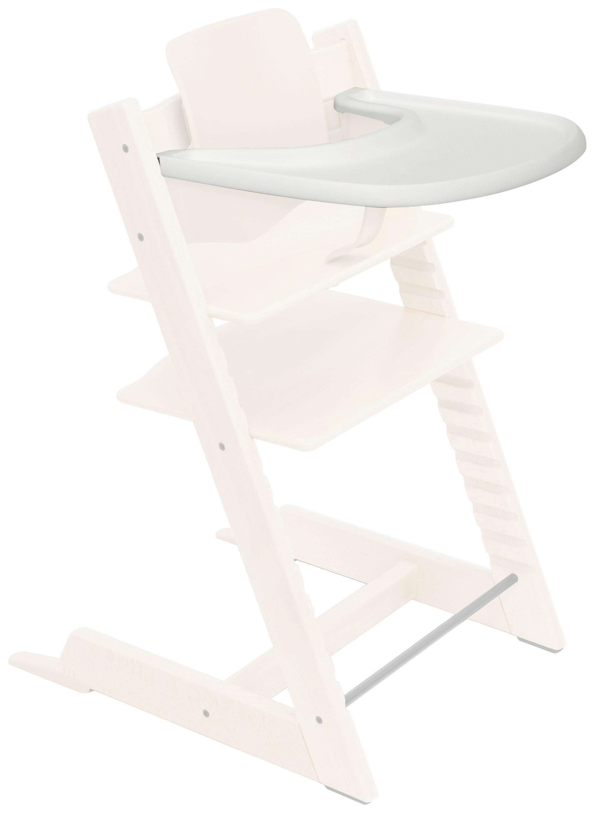 PLADENJ ZA HRANJENJE IN IGRO - bela, Basics, umetna masa (44/41/4cm) - Stokke