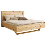 BETT 160/200 cm  in Zirbelkieferfarben  - Zirbelkieferfarben, Natur, Holz (160/200cm) - Valnatura