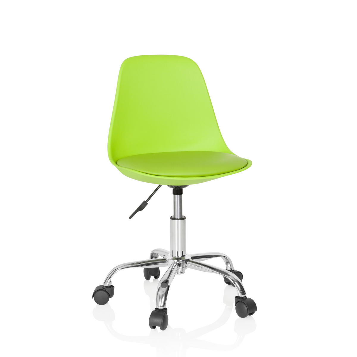 OTOČNÁ ŽIDLE PRO MLÁDEŽ, zelená - zelená, Basics, textil/plast (40/72-82/44cm) - MID.YOU