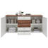 SIDEBOARD 180/85/44 cm - Eichefarben/Silberfarben, KONVENTIONELL, Holzwerkstoff (180/85/44cm) - Xora SIDEBOARD 180/85/44 cm - Eichefarben/Silberfarben, KONVENTIONELL, Holzwerkstoff (180/85/44cm) - Xora