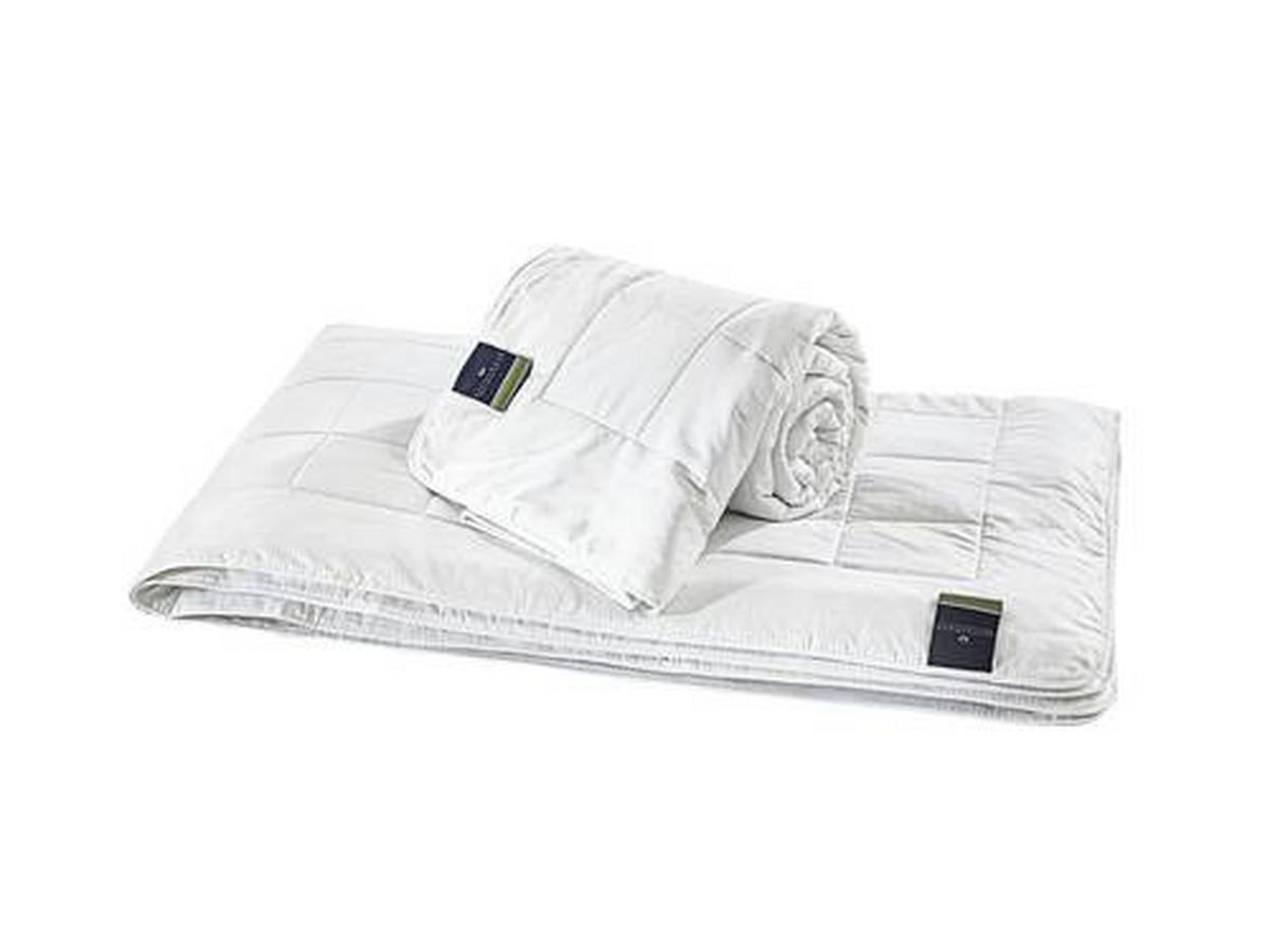LETNÍ PŘIKRÝVKA, 140/220 cm, hedvábí - bílá, Basics, textil (140/220cm) - Billerbeck