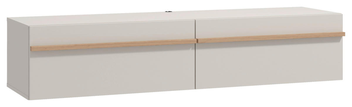 LOWBOARD  in 154/32/41,5 cm  - Kaschmir/Eiche Artisan, Basics, Holzwerkstoff (154/32/41,5cm) - Carryhome
