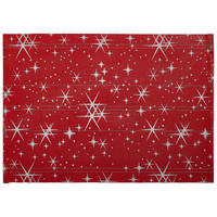 PRESTIERANIE, bavlna, 33/48 cm - červená, Basics, textil (33/48cm) - X-Mas