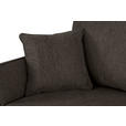 ECKSOFA in Flachgewebe Graubraun  - Eichefarben/Graubraun, KONVENTIONELL, Holz/Textil (265/159cm) - Carryhome