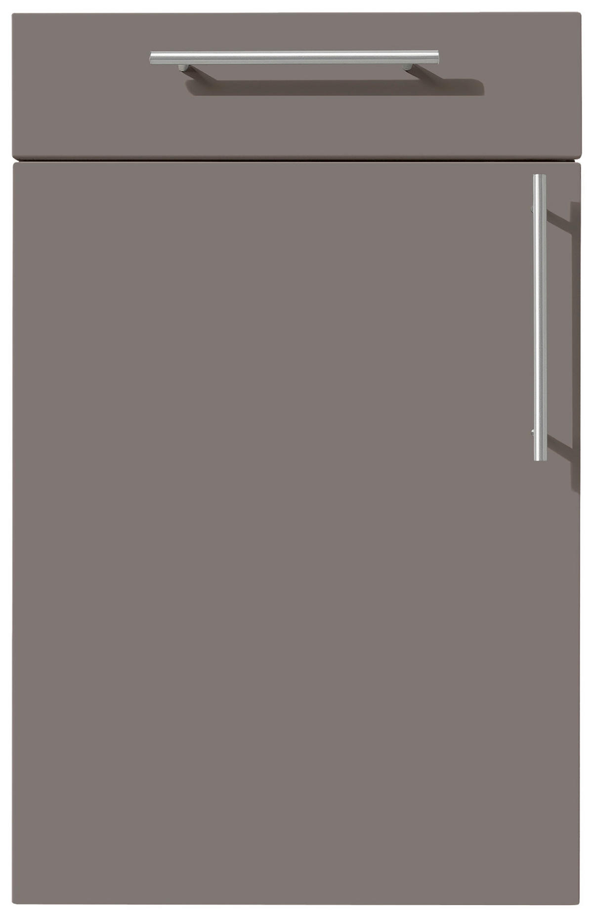 EINBAUKÜCHE SILVIA  - Rot/Schwarz, Design, Holzwerkstoff - Novel