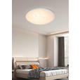 LED-DECKENLEUCHTE 38/8 cm   - Alabasterfarben/Weiß, Basics, Kunststoff/Metall (38/8cm) - Boxxx