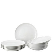 TAFELSERVICE Weiß Cucina - Bianca 12-teilig 6 Personen  - Weiß, Basics, Keramik (29,3/20,4/32cm) - Rosenthal