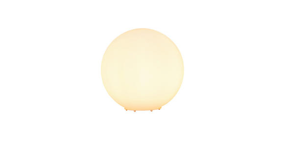 TISCHLEUCHTE 25 cm  - Weiß, Basics, Glas/Kunststoff (25cm) - Novel