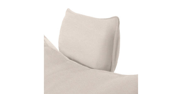 ECKSOFA in Mikrofaser Beige 176/292 cm - Beige/Schwarz, MODERN, Textil/Metall (176/292cm) - Carryhome