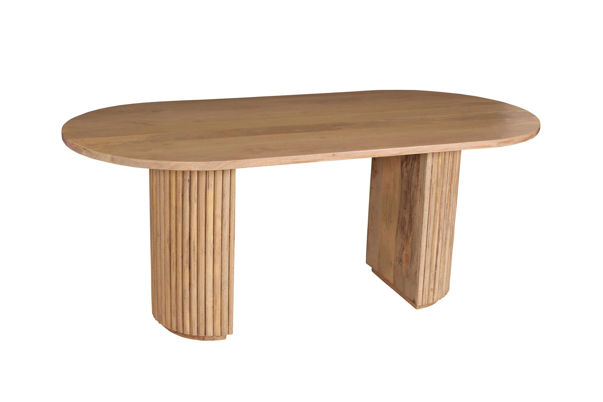 ESSTISCH 180/90/73 cm Echtholz  Holz rechteckig Naturfarben  - Naturfarben, MODERN, Holz (180/90/73cm) - MID.YOU