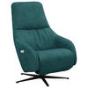 RELAXSESSEL in Textil Opal  - Opal/Schwarz, Design, Textil/Metall (77/108/95cm) - Chilliano