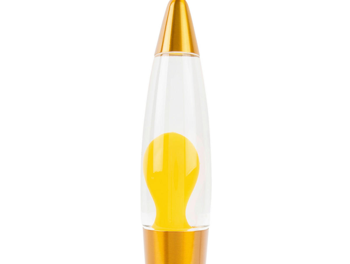 LAVALEUCHTE Funky Rocket 8.6/8.6/35.5 cm   - Hellgelb, Basics, Glas (8.6/8.6/35.5cm) - Leitmotiv