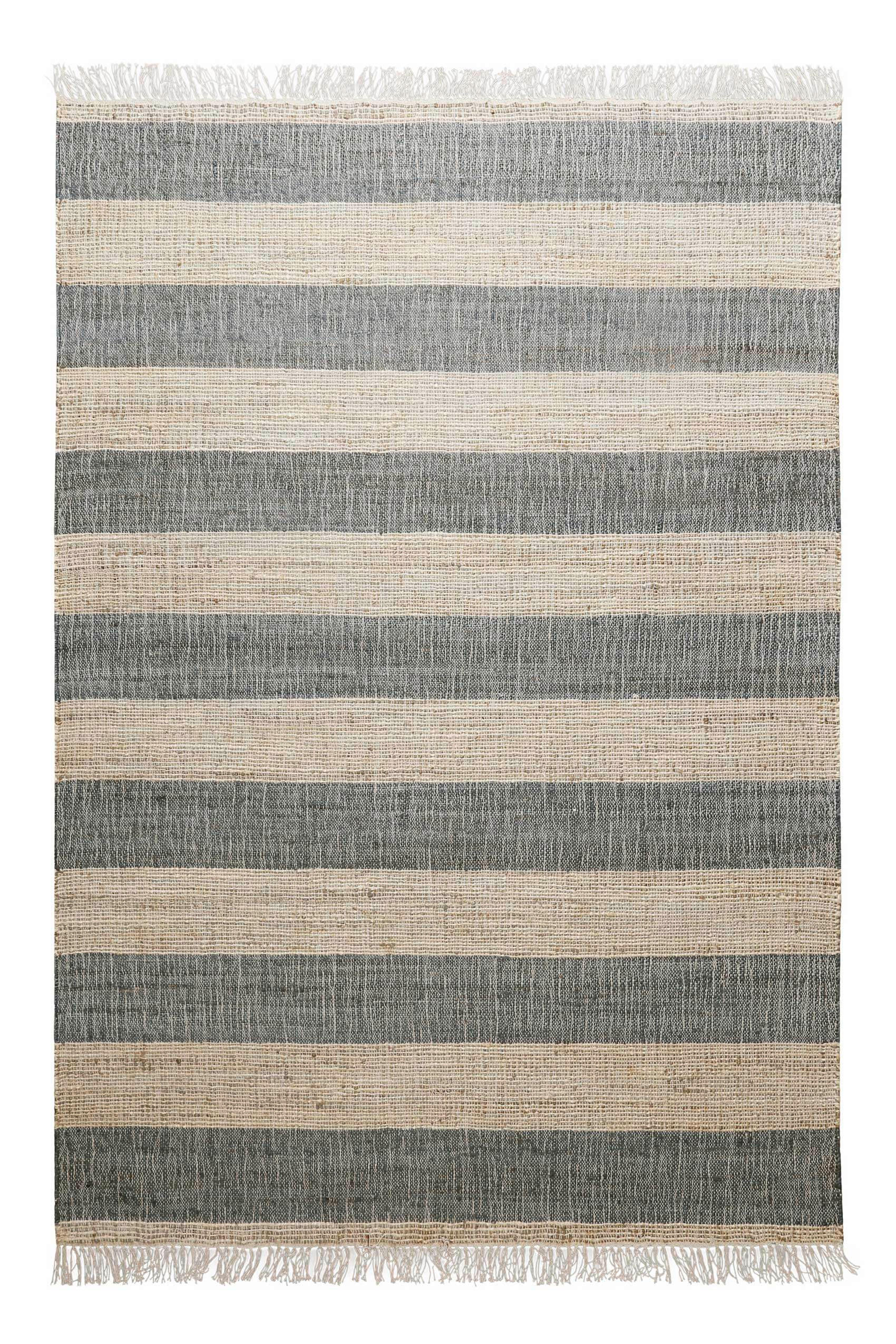 Wecon Home Handwebteppich Virgil Anthrazit, Sand 200x290 cm