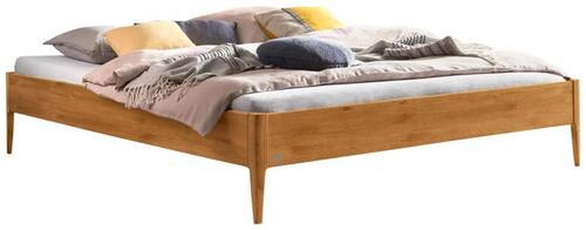 BETT 140/200 cm  in Wildeiche   - Wildeiche, Basics, Holz (140/200cm) - Hasena