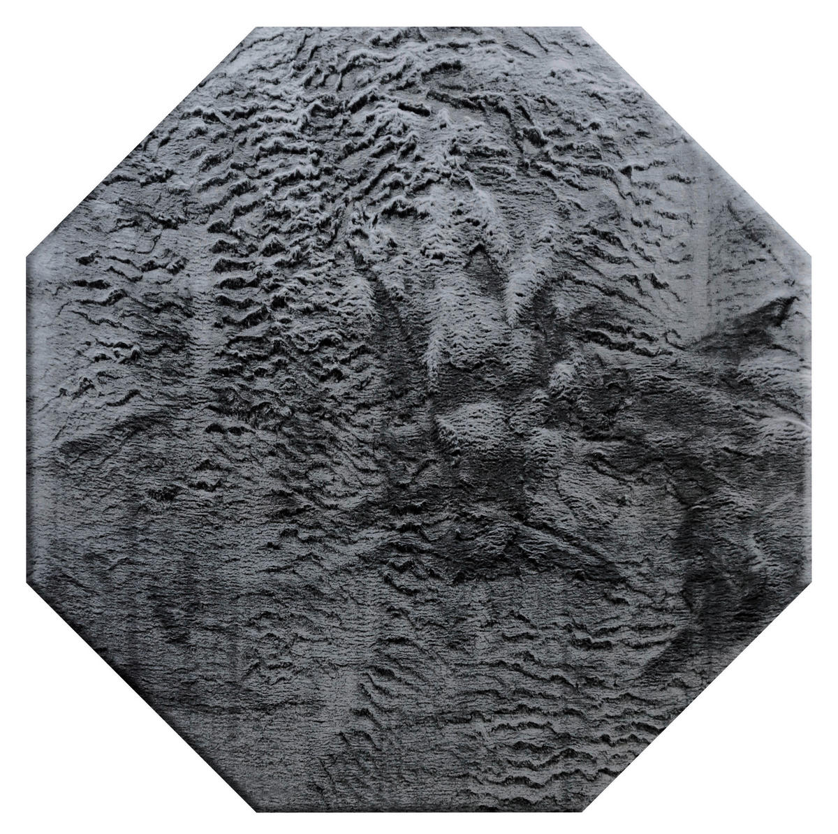 HOCHFLORTEPPICH 120 cm Tenei Silberfarben  - Silberfarben, Design, Textil (120cm) - Novel