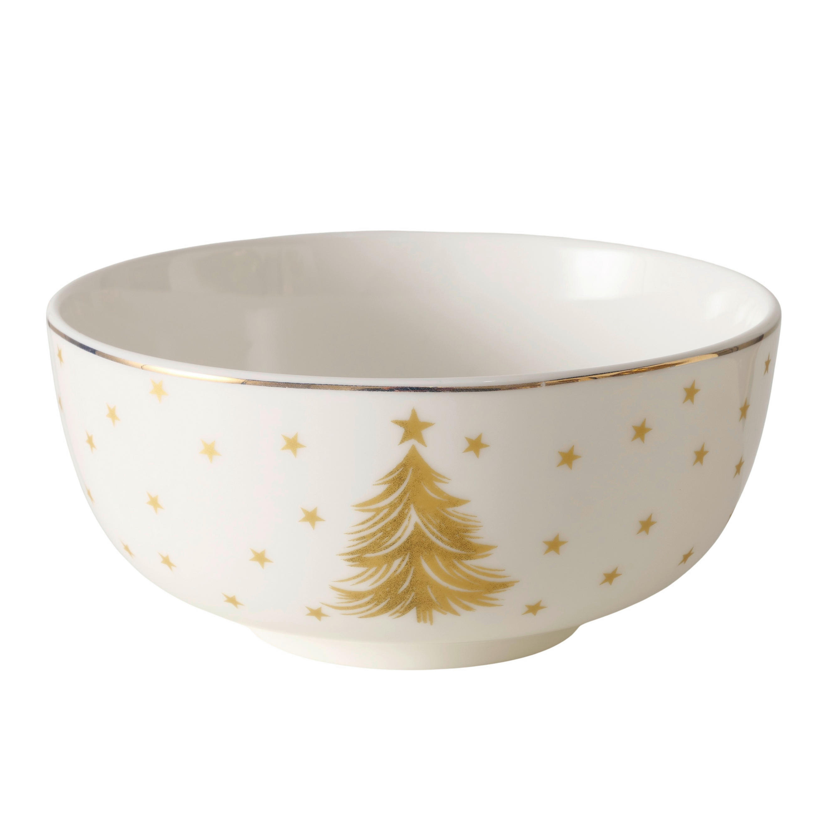 MÜSLISCHALE 14/6,5 cm  - Goldfarben, LIFESTYLE, Keramik (14/6,5cm)
