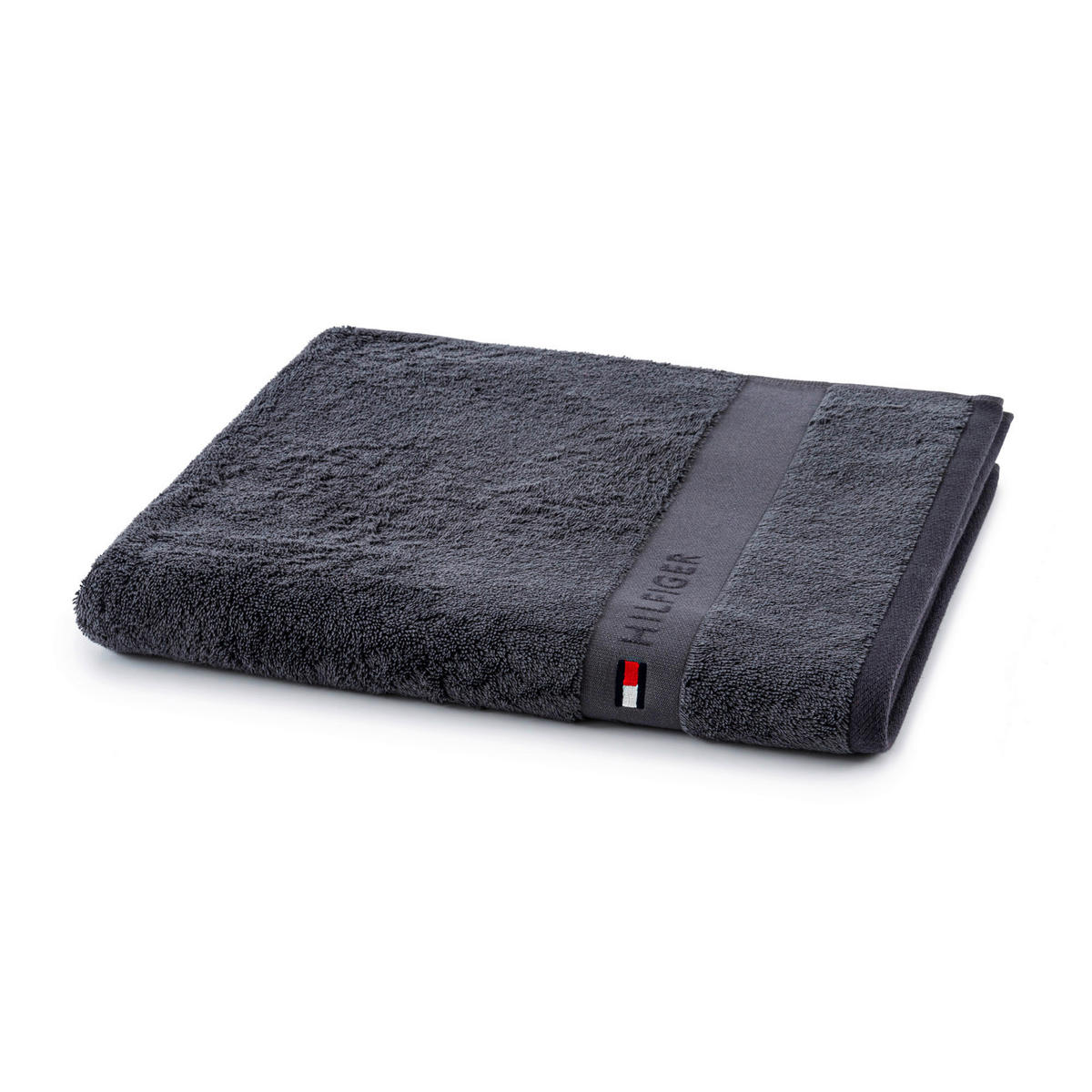 PROSOP DE DUȘ 70/140 cm gri închis  - gri închis, Basics, textil (70/140cm) - Tommy Hilfiger
