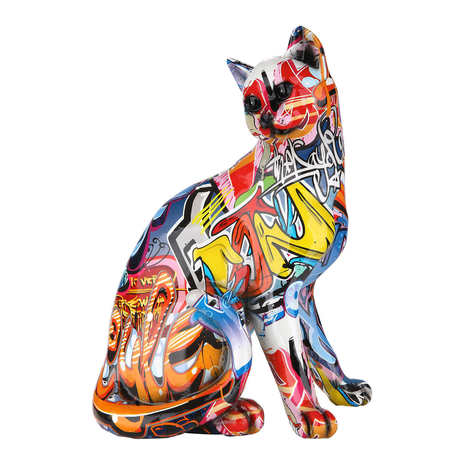XXXLutz Dekokatze Street Art Mehrfarbig 21x29x16 cm