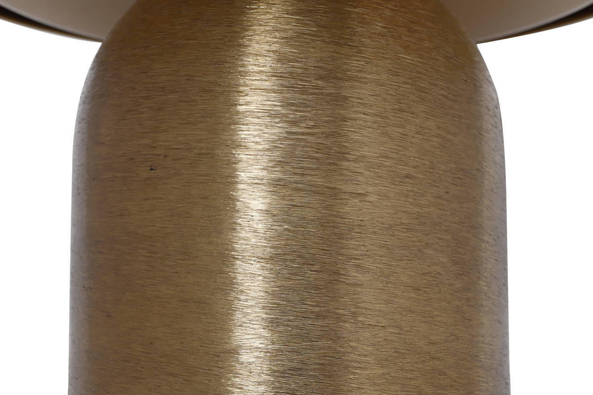 TORTENPLATTE - Goldfarben/Weiß, Trend, Metall (24,5/14cm) - Kayoom