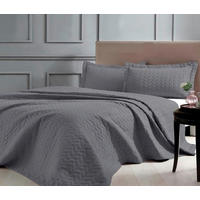 Cuvertură 250/260 cm  - antracit, Design, textil (250/260cm)