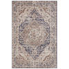 FLACHWEBETEPPICH 80/120 cm Terrain Blau, Creme  - Blau/Creme, Design, Kunststoff/Textil (80/120cm)