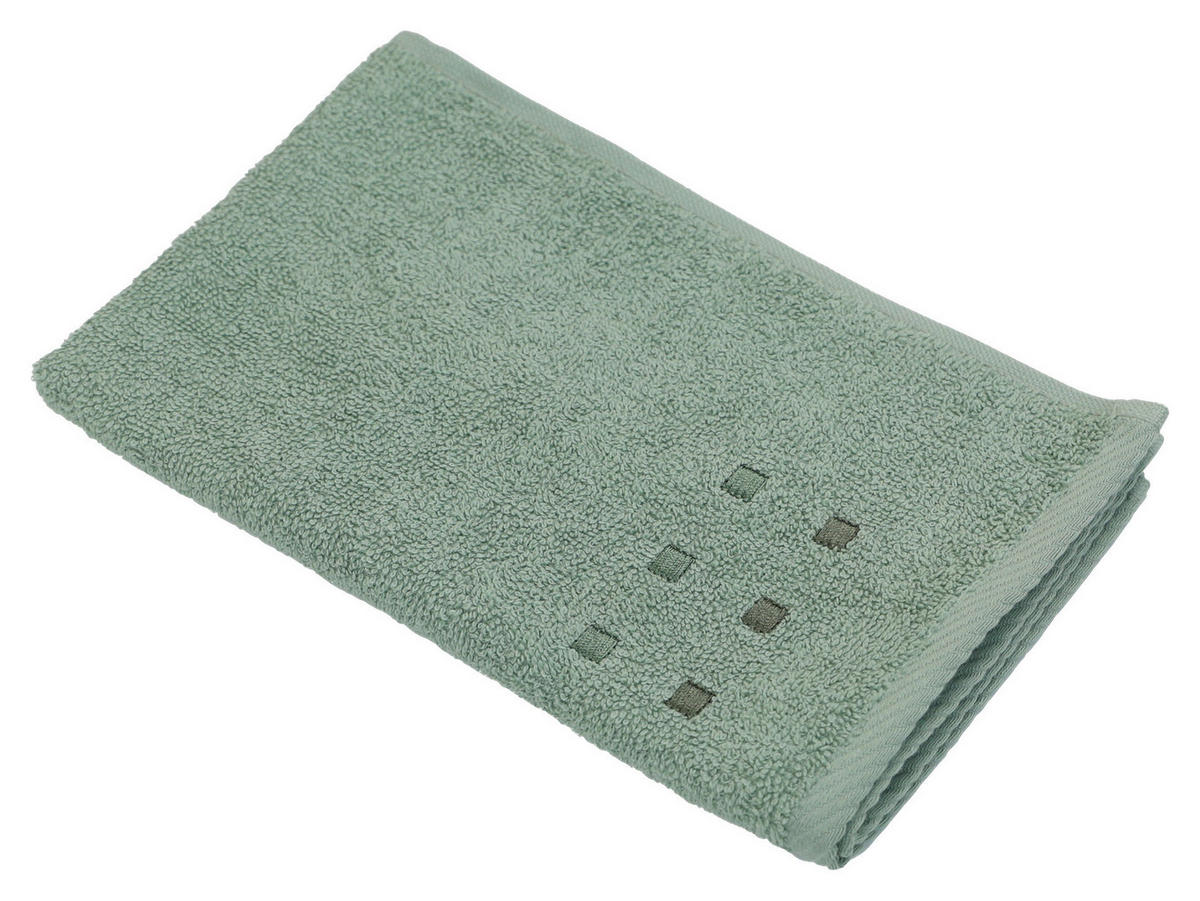 RUČNÍK PRO HOSTY, 30/50 cm, šalvějově zelená - šalvějově zelená, Konvenční, textil (30/50cm) - Esposa