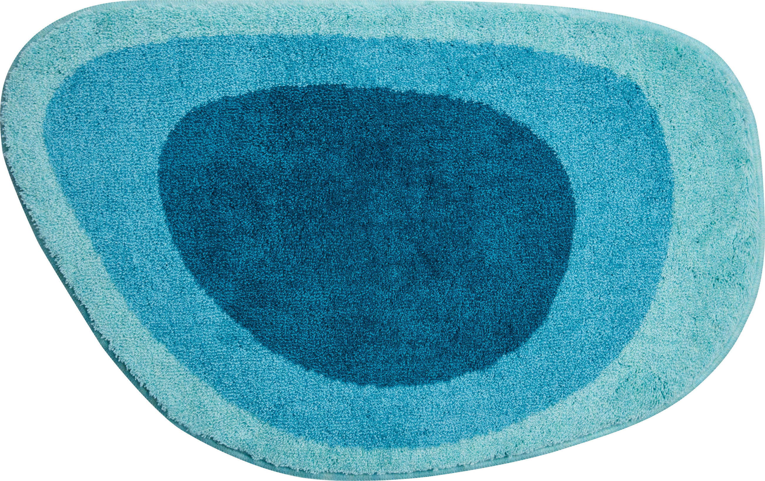 BADTEPPICH Lake Türkis 50/75 cm  - Türkis, Basics, Kunststoff/Textil (50/75cm) - Grund