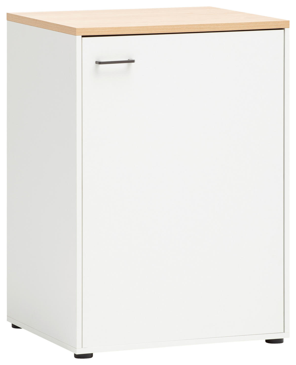 MEHRZWECKSCHRANK 67,1/95,8/60 cm  in Weiß, Eichefarben  - Eichefarben/Anthrazit, MODERN, Holzwerkstoff/Kunststoff (67,1/95,8/60cm) - MID.YOU