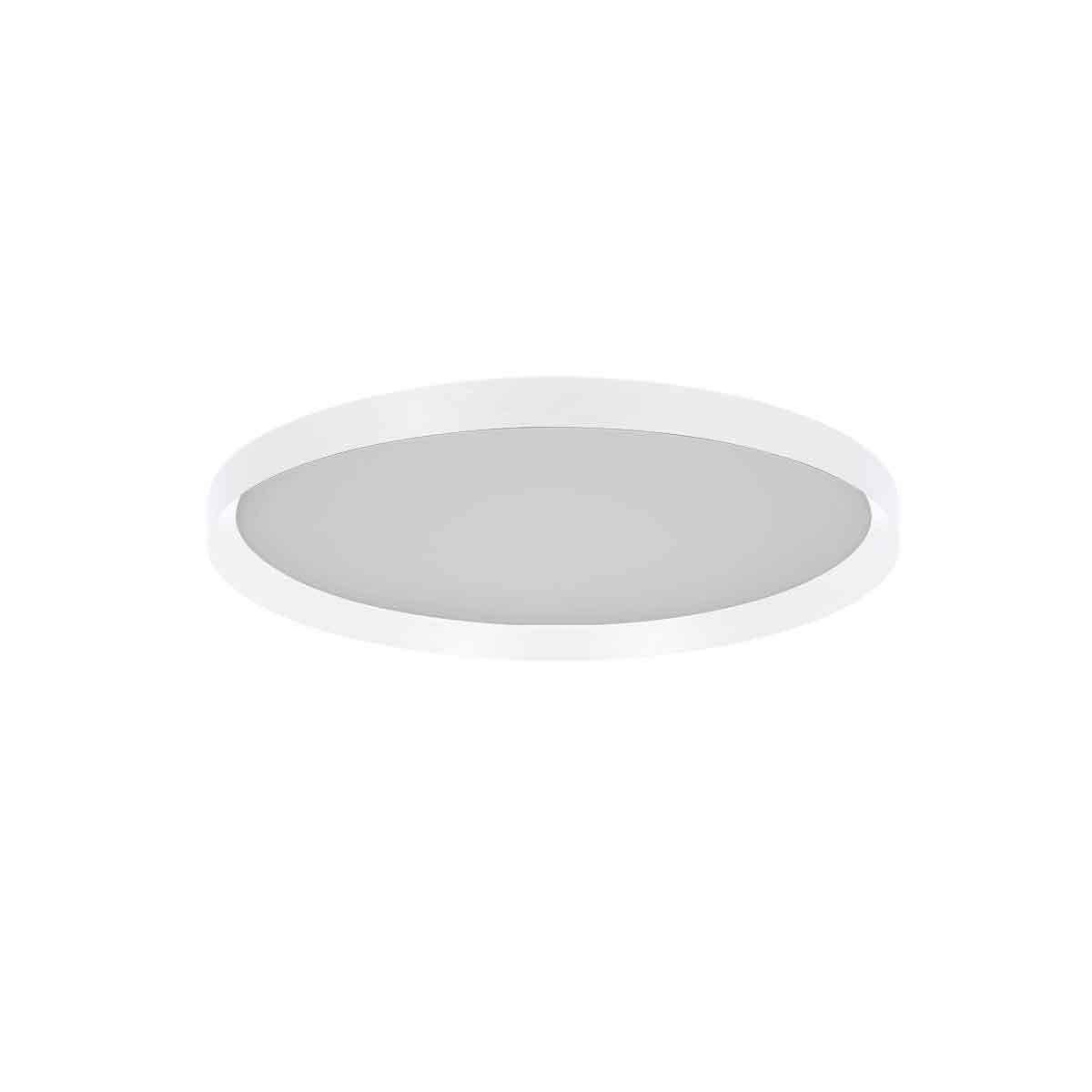 DECKENLEUCHTE Ringlede 40/7 cm   - Weiß, KONVENTIONELL, Kunststoff/Metall (40/7cm)