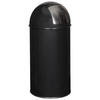 ABFALLSAMMLER 35 L  - Schwarz, Basics, Kunststoff/Metall (30/66/30cm) - MID.YOU