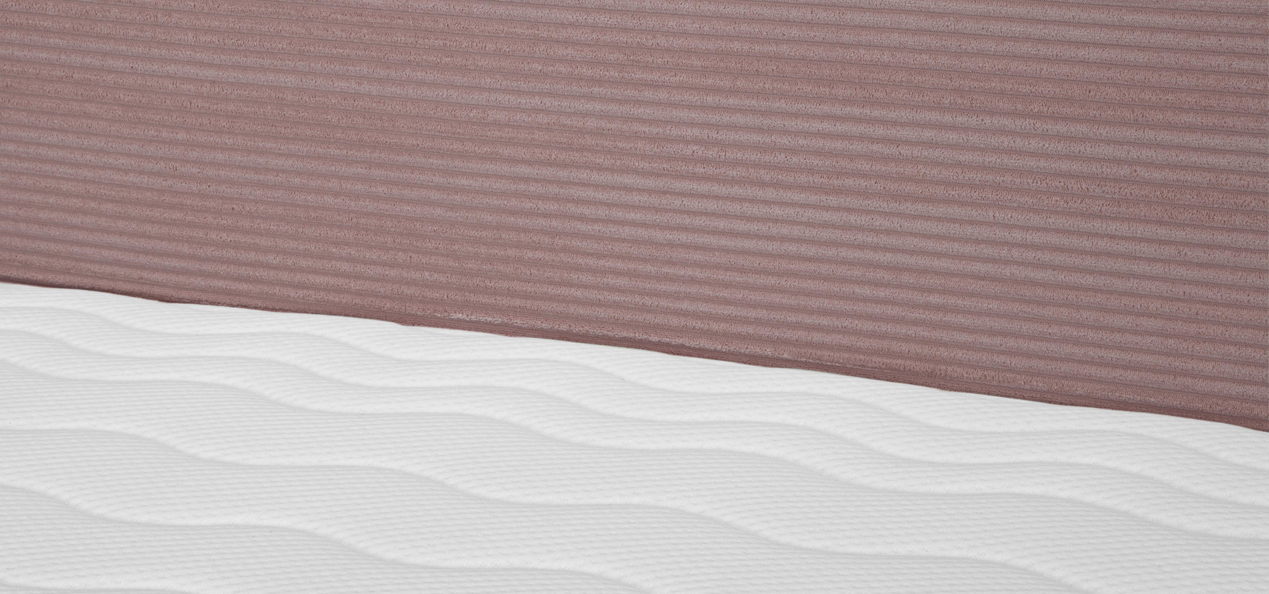 KONTINENTALSÄNG 160/200 cm  i rosa  - svart/rosa, Klassisk, trä/textil (160/200cm) - Visionight