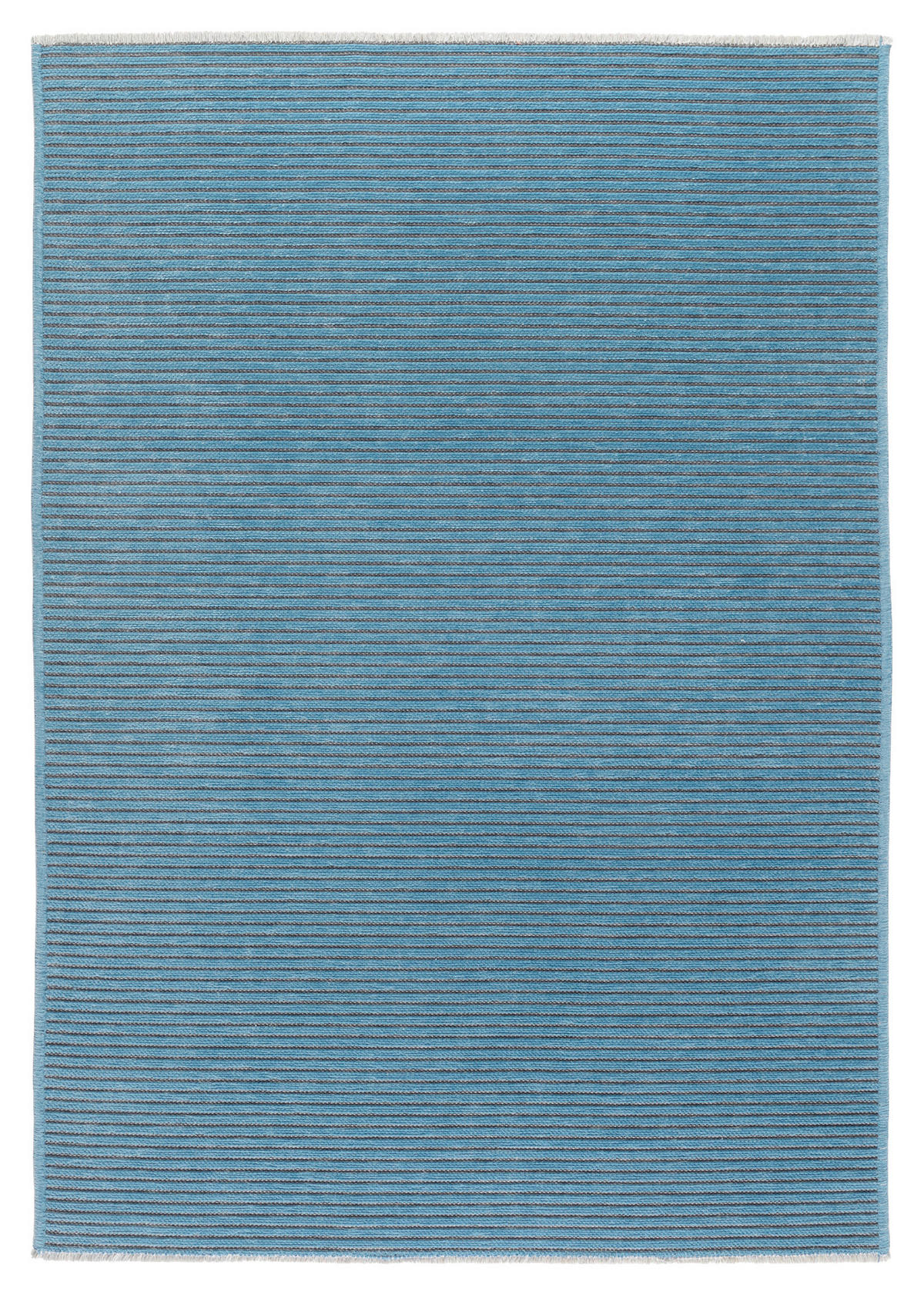 Chic: NOVEL Flachwebeteppich ( 65/130 cm Blau, Grau  - Blau/Grau, Design, Textil (65/130cm) - Novel