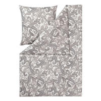 BETTWÄSCHESET Atelier Interlock-Jersey 160/210 cm  65 cm/100 cm  - Sandfarben, Basics, Textil (160/210cm) - Estella