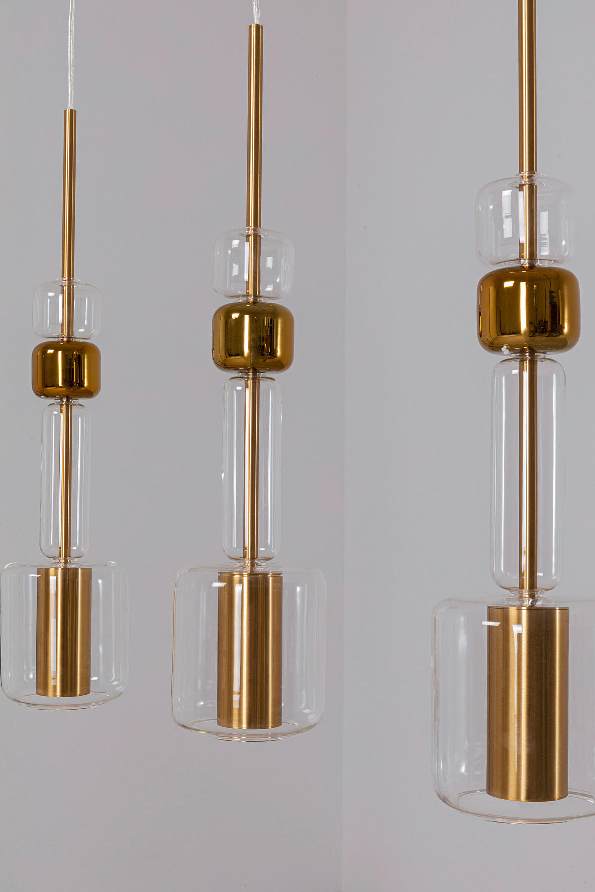 HÄNGELEUCHTE Candy Bar 73/60/13 cm   - MODERN, Glas/Metall (73/60/13cm) - Kare-Design