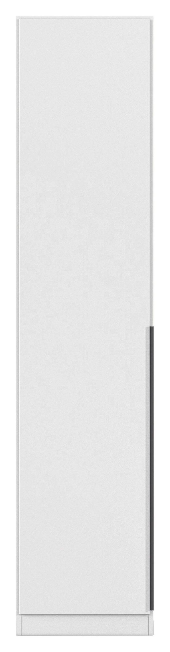 DREHTÜRENSCHRANK  in Weiß  - Weiß/Grau, MODERN, Holzwerkstoff (47/229/54cm) - Rauch Möbel