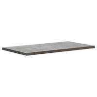TISCHPLATTE Eiche massiv Grau, Eichefarben  - Eichefarben/Grau, Design, Holz (170/90/6cm) - Waldwelt