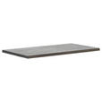 TISCHPLATTE Eiche massiv Grau, Eichefarben  - Eichefarben/Grau, Design, Holz (180/90/6cm) - Waldwelt