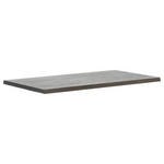 TISCHPLATTE Eiche massiv Grau, Eichefarben  - Eichefarben/Grau, Design, Holz (160/90/6cm) - Waldwelt