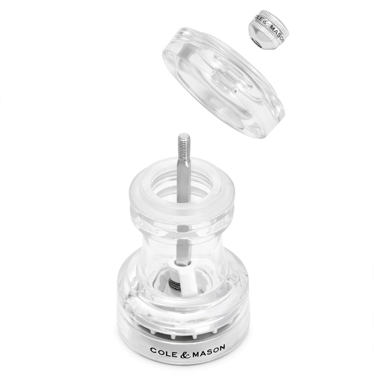SALZ- ODER PFEFFERMÜHLE  - Transparent, Basics (5,6/10,4/11cm) - AdHoc