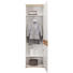 GARDEROBENSCHRANK 58/205/40 cm - Eichefarben/Weiß, Design, Holzwerkstoff/Metall (58/205/40cm) - Carryhome GARDEROBENSCHRANK 58/205/40 cm - Eichefarben/Weiß, Design, Holzwerkstoff/Metall (58/205/40cm) - Carryhome