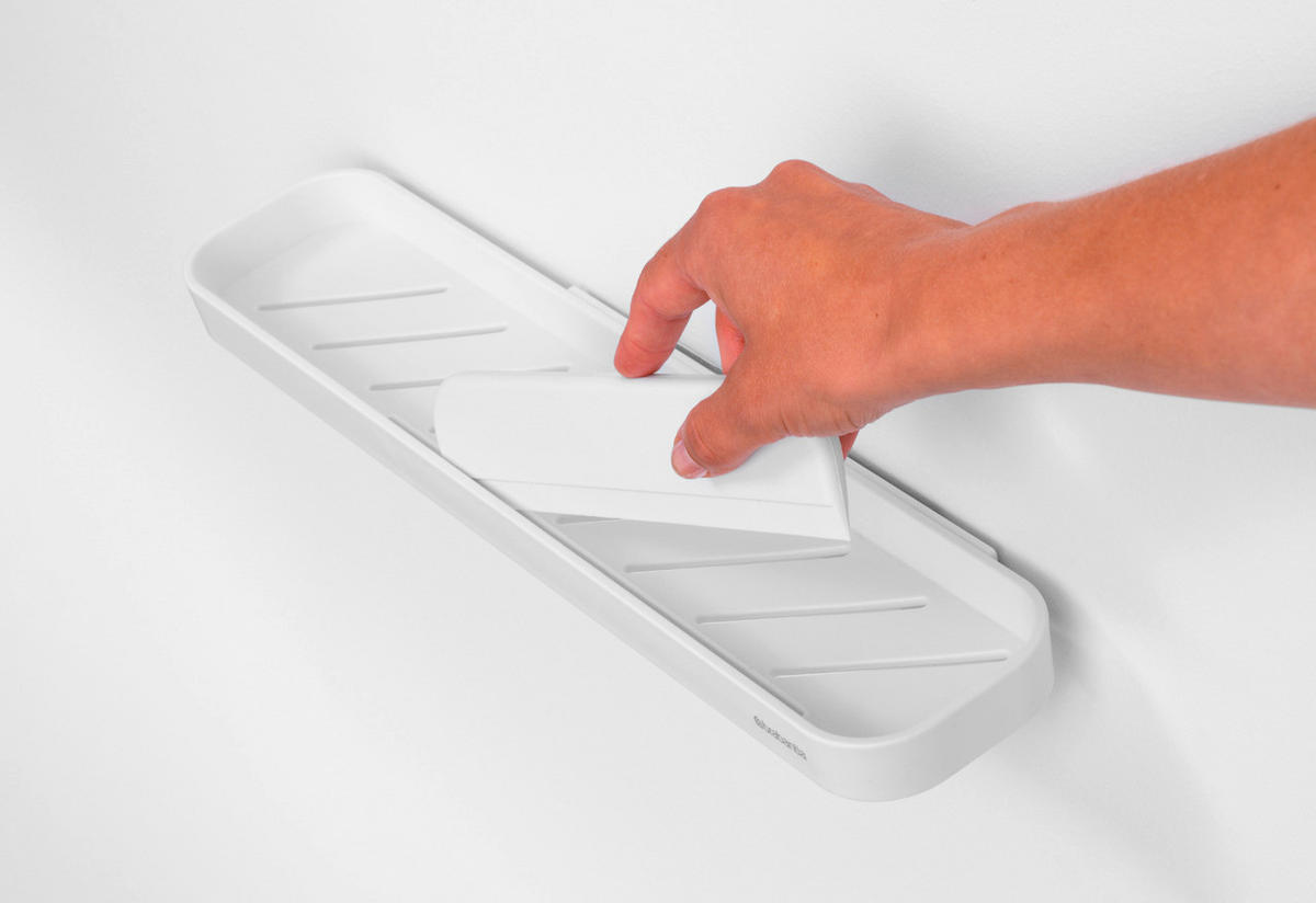 DUSCHABLAGE - Weiß, Basics, Kunststoff (42.1/7.3/9cm) - Brabantia