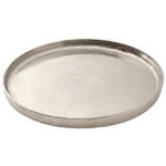 KERZENTELLER - Nickelfarben, Trend, Metall (30cm) - Ambia Home