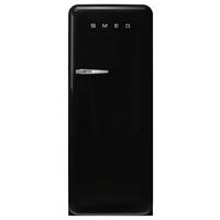 KÜHLSCHRANK 60/153/72,8 cm  - Schwarz, Basics, Glas/Metall (60/153/72,8cm) - SMEG