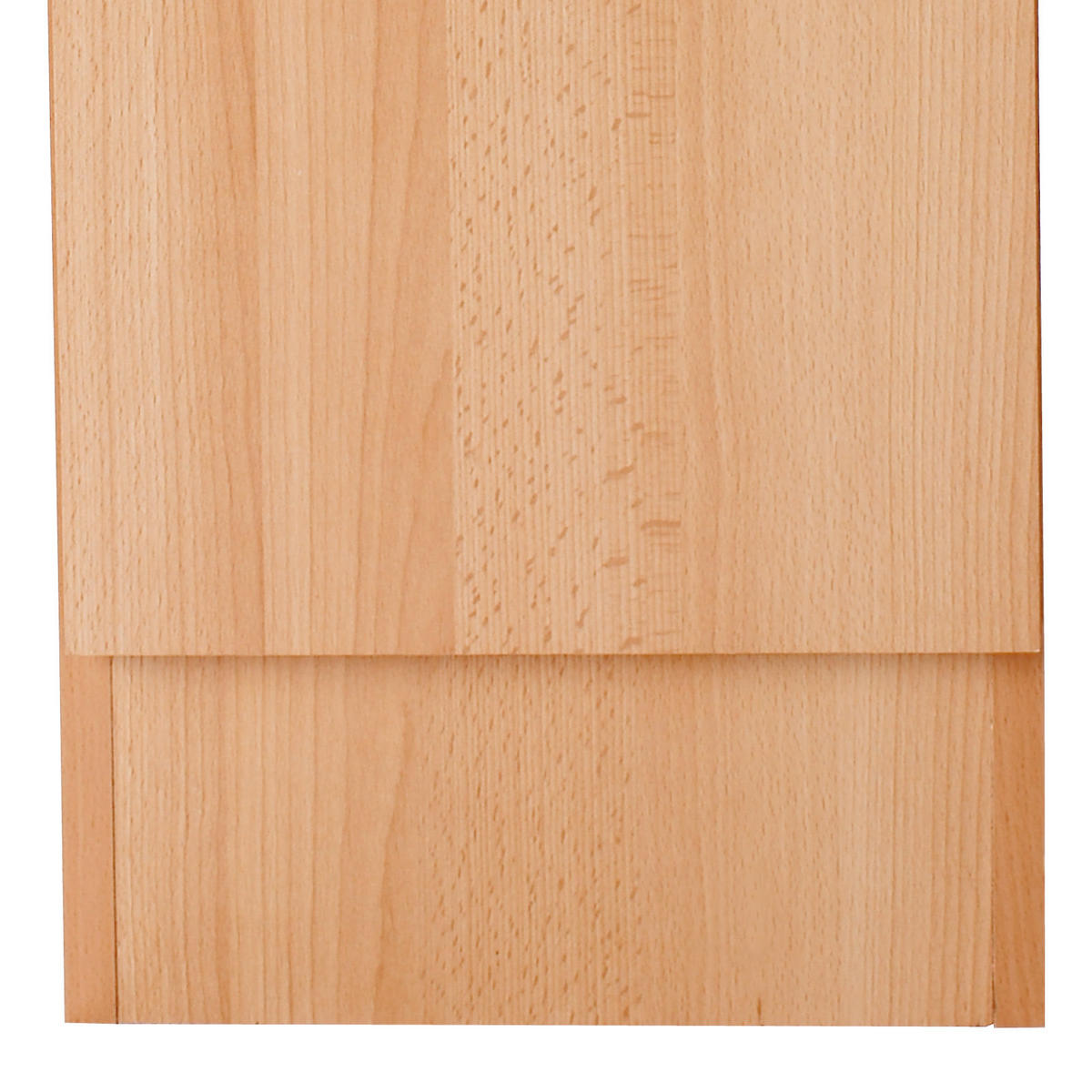 KÜCHENUNTERSCHRANK 30/85/57 cm  in Buchefarben  - Edelstahlfarben/Beige, MODERN, Holzwerkstoff/Kunststoff (30/85/57cm) - FlexWell