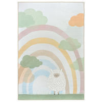 KINDERTEPPICH 120/180 cm LIVING-KIDS, waschbar  - Multicolor, Design, Kunststoff/Textil (120/180cm) - Lindorug