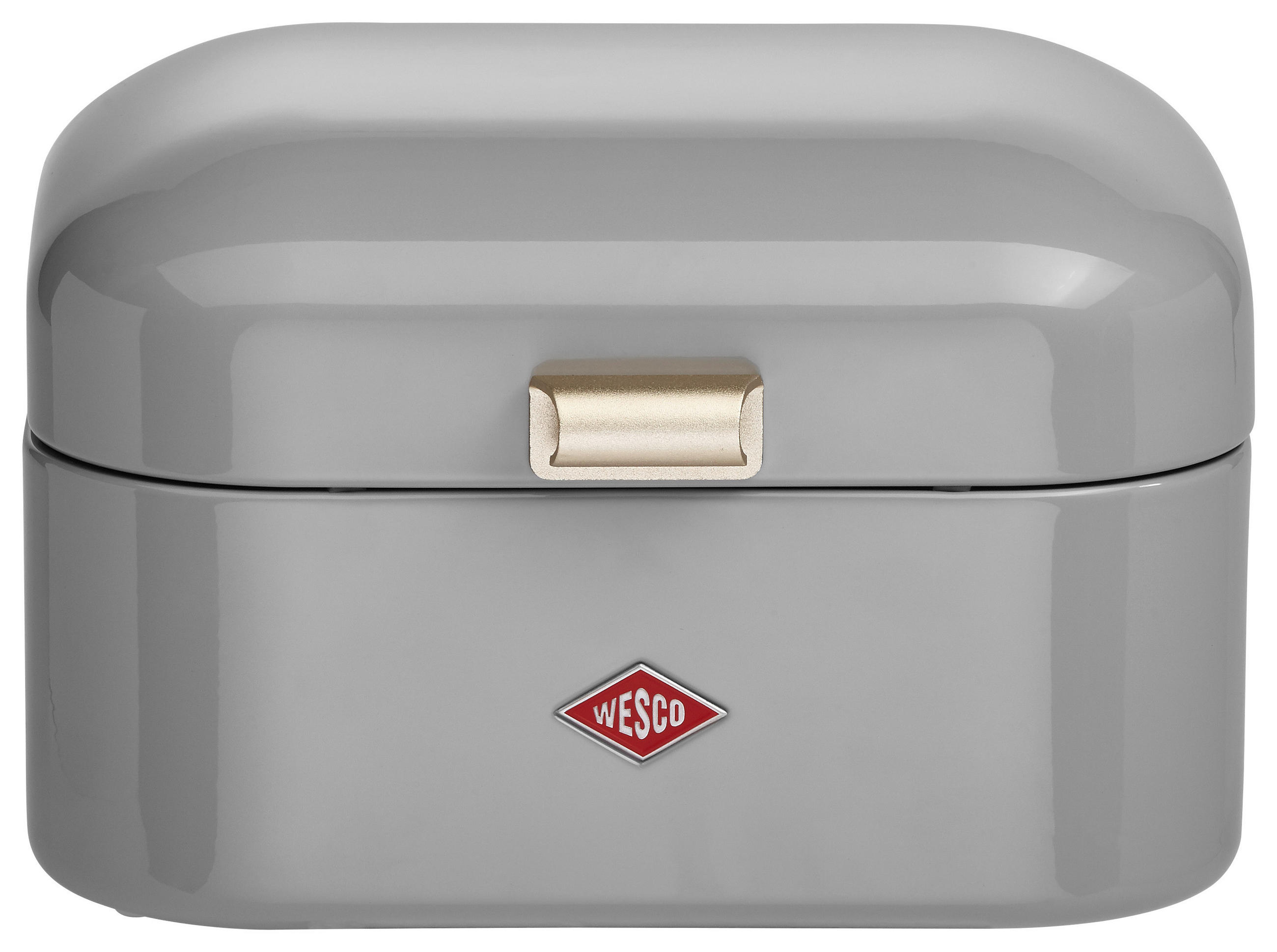 BROTKASTEN - Grau, Basics, Metall (26,8/17,5/22cm) - Wesco