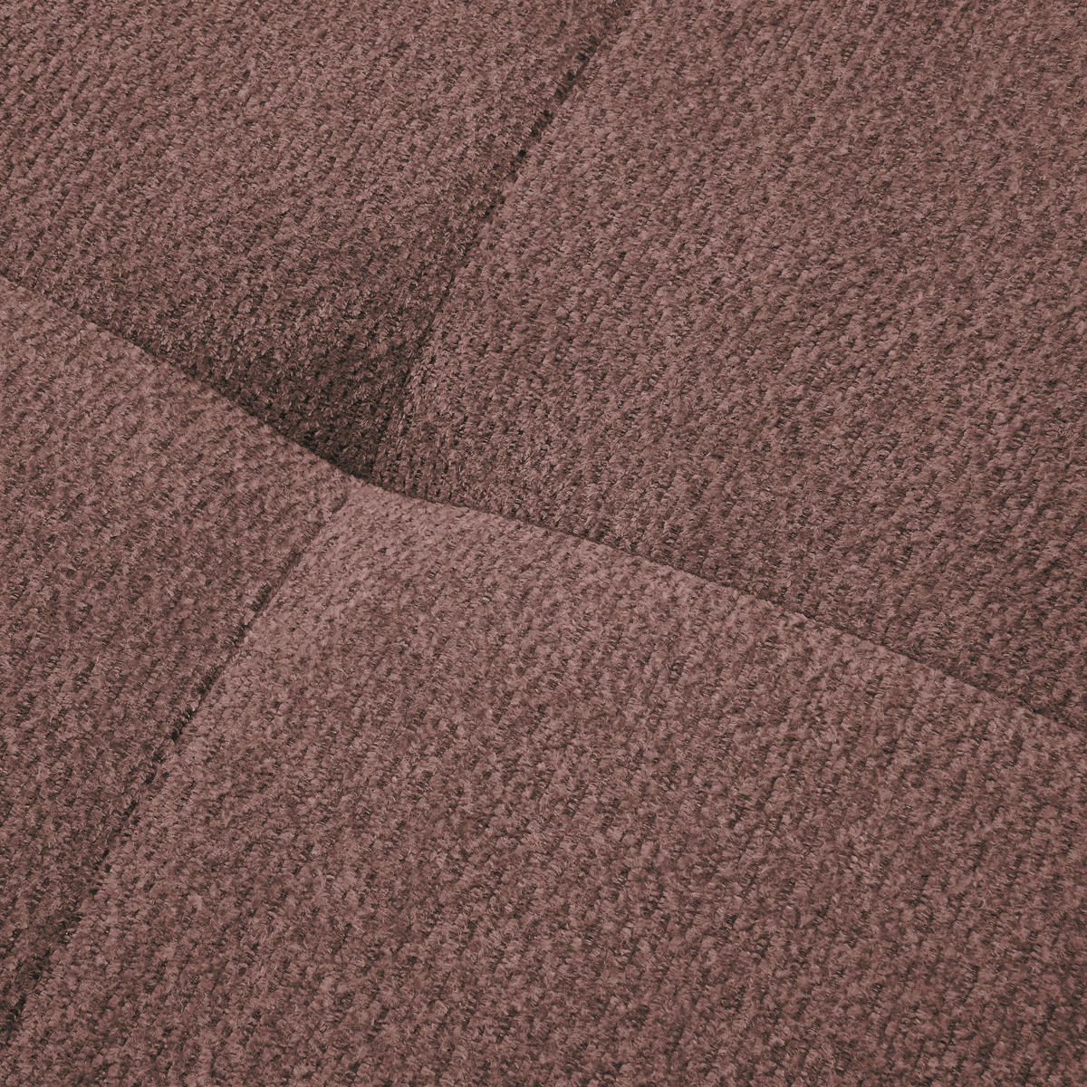 ECKSOFA in Chenille Braun  - Schwarz/Braun, Modern, Textil/Metall (182/290cm) - Hom`in