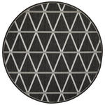 OUTDOORTEPPICH 120 cm Naturalle Schwarz  - Schwarz, Design, Naturmaterialien/Textil (120cm) - Novel