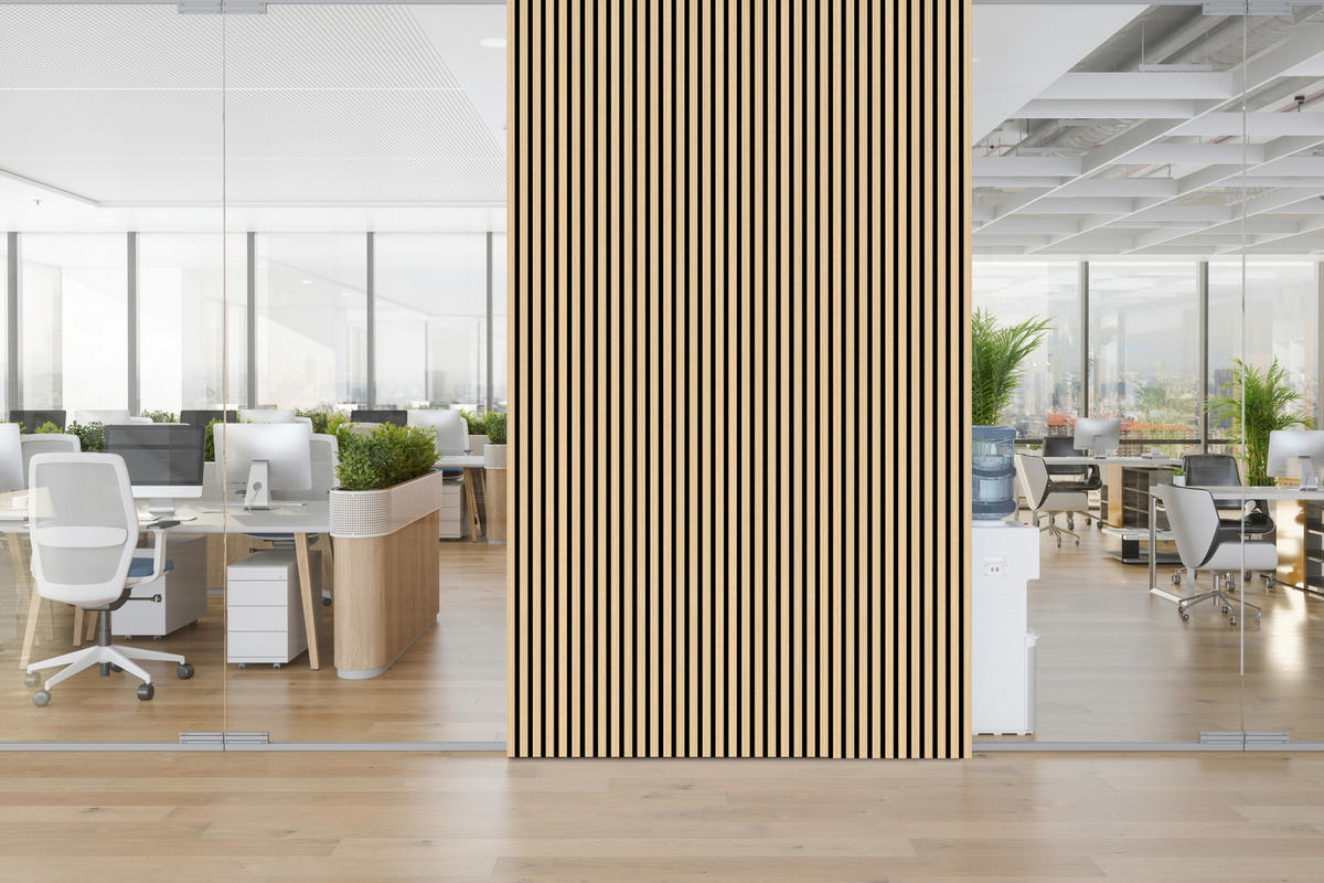 AKUSTIKPANEEL Kiefer roh Kieferfarben 57.25/240/1,8 cm  - Kieferfarben, KONVENTIONELL, Holz/Textil (57.25/240/1,8cm)