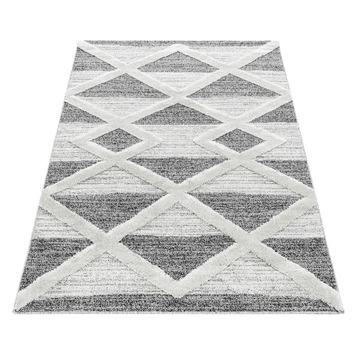 WEBTEPPICH 60/110 cm Pisa 4709 grau Grau  - Grau, KONVENTIONELL, Textil (60/110cm)